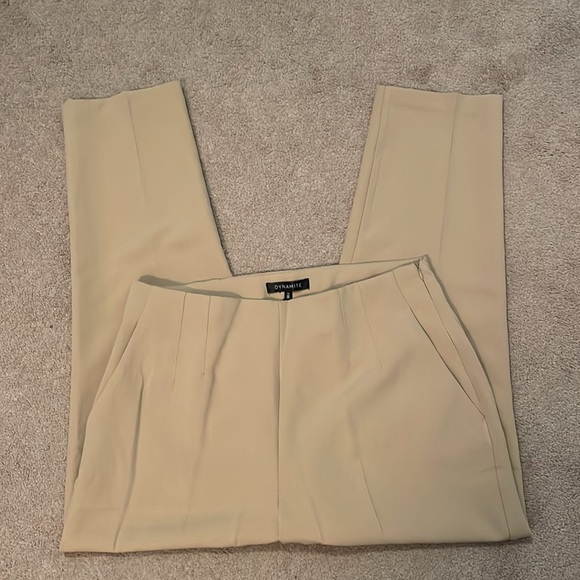 Dynamite Kendall Side Zip Slim Pants - Picture 3 of 9